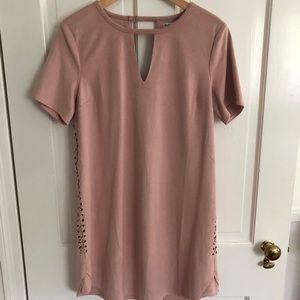 Suede dress